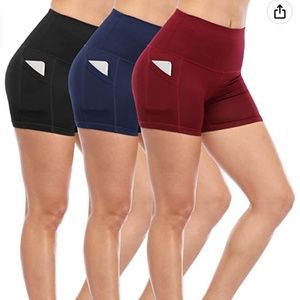 SET OF 3 Workout Shorts, NWOT, XS